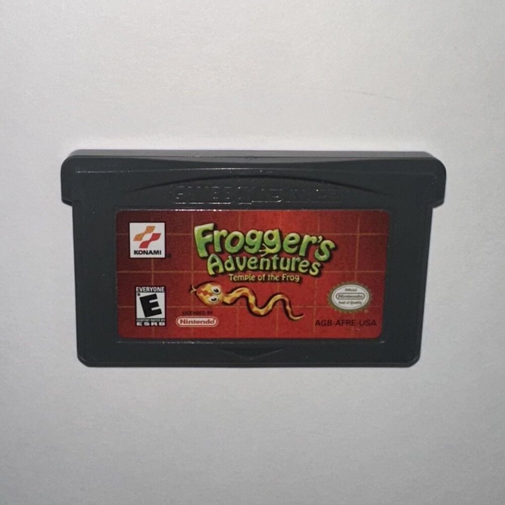 Frogger's Adventures: Temple of the Frog Nintendo Game Boy Advance GBA TESTED
